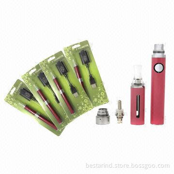 Hottest electronic cigarette starter kits, upgraded in battery, button, atomizer, huge vapor